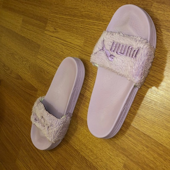 Puma Fenty Furry Slides Lilac - Picture 14 of 14